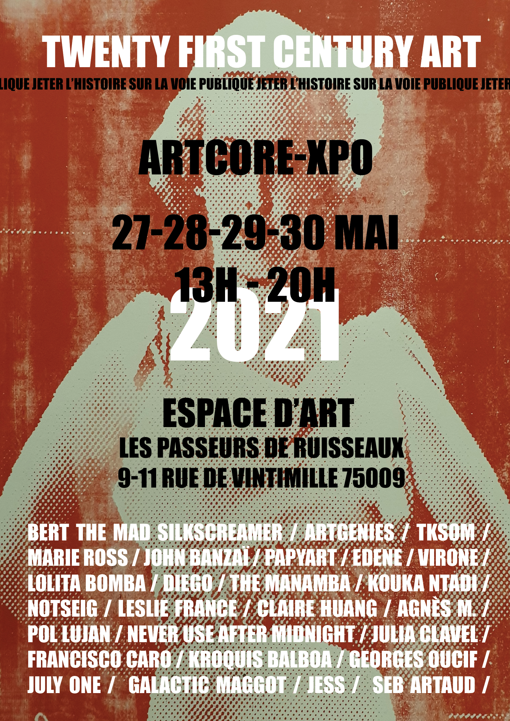 Affiche artcorexpo mai 2021